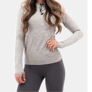 Balance Athletica full length gray purpose hoodie
